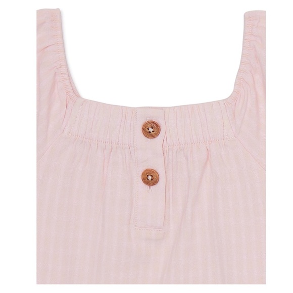 easy-peasy Toddler Girls Short Sleeve Henley Blouse - Picture 2 of 3